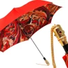 Abstract Red Radiance: Exclusive Umbrella with Abstract Design in Red