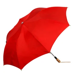Abstract Red Radiance: Exclusive Umbrella with Abstract Design in Red