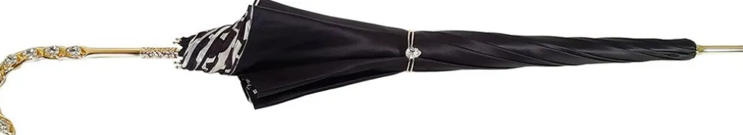 Animalier giraffato - Ombrello elegante e impreziosito da 14 grandi cr