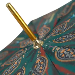 Artistic Paisley Umbrella with Luxurious "The Four Noble Truths" Handl