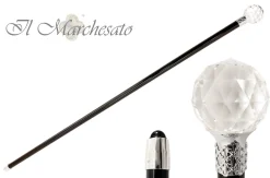 Bastone con pomello maestoso Swarovski Crystal Ball