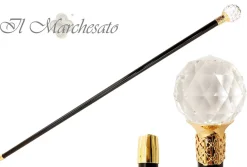 Bastone con pomello maestoso Swarovski Crystal