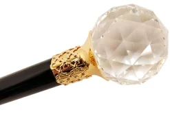 Bastone con pomello maestoso Swarovski Crystal