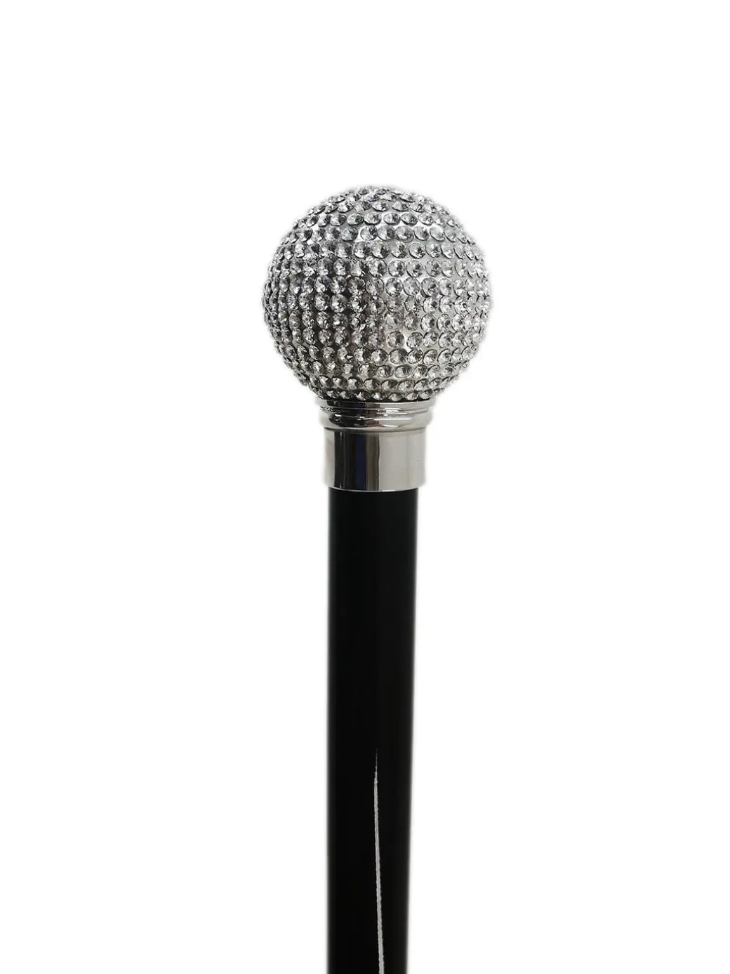 Bastone con Sfera tempestata di cristalli Swarovski
