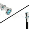 Bastone da cerimonia con Strass Swarovski Acquamarina