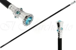 Bastone da cerimonia con Strass Swarovski Acquamarina