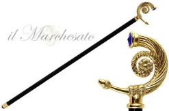Bastone da collezione con Swarovski color zaffiro