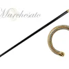 Bastone da collezione con cristalli Acquamarina