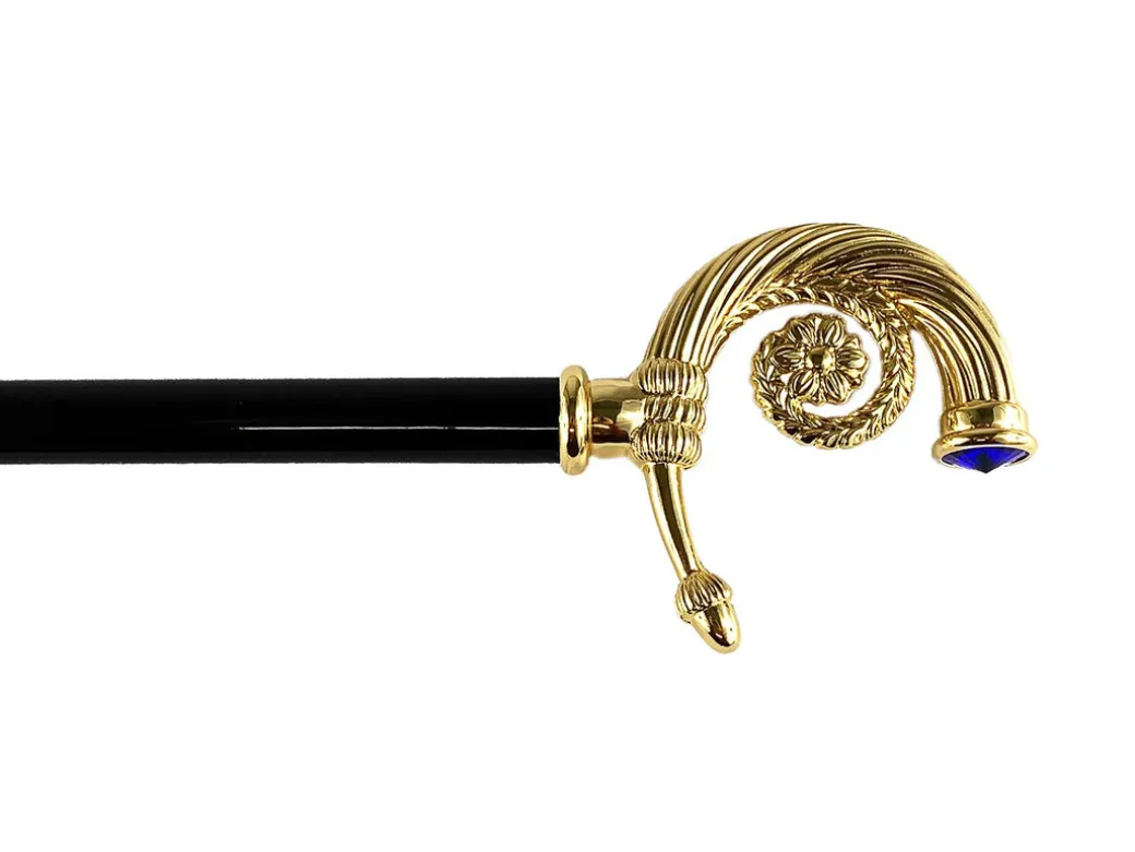 Bastone da collezione con Swarovski color zaffiro