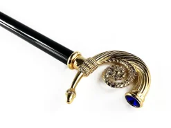 Bastone da collezione con Swarovski color zaffiro