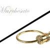 Bastone da passeggio da collezione originale con cristalli