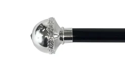 Bastone elegante con pomolo placcato argento