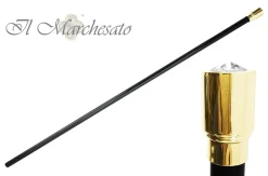 Bastone lussuoso da cerimonia placcato oro 24K
