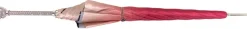 Beautiful Red Women's Umbrella con Peacock Design Hight Quality Luxury Umbrella