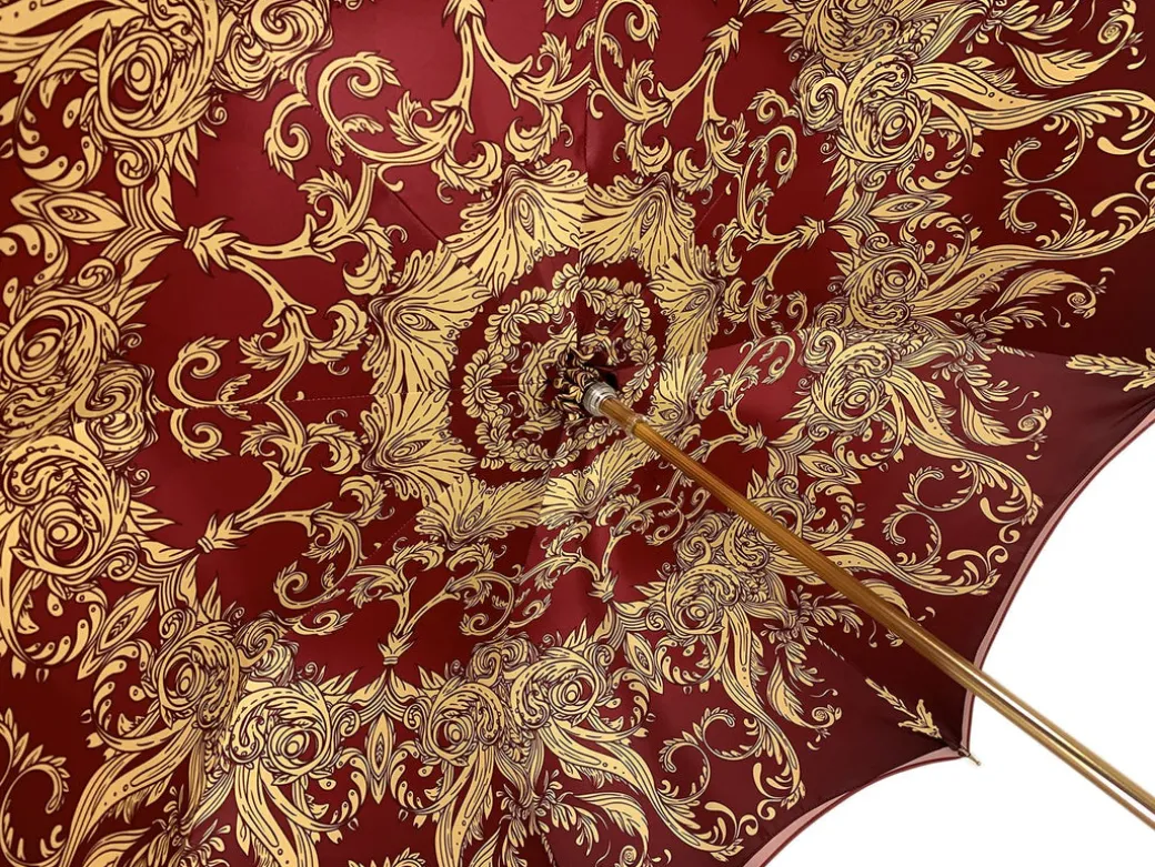 Beautiful Red Women's Umbrella con Stampato Peacock Design Hight Quality Luxury Umbrella