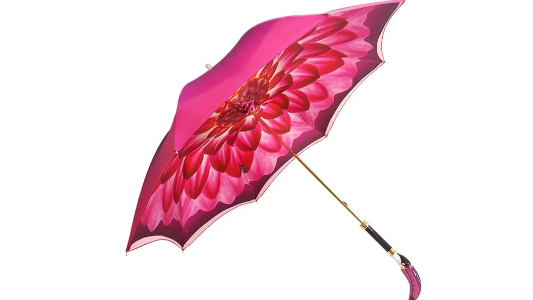 Beautifull ombrello di tucano di baldacchino doppio in una fucsia di pendenza lussuosa ombrello alla moda