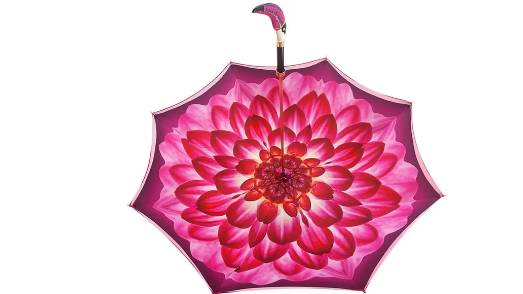 Beautifull ombrello di tucano di baldacchino doppio in una fucsia di pendenza lussuosa ombrello alla moda