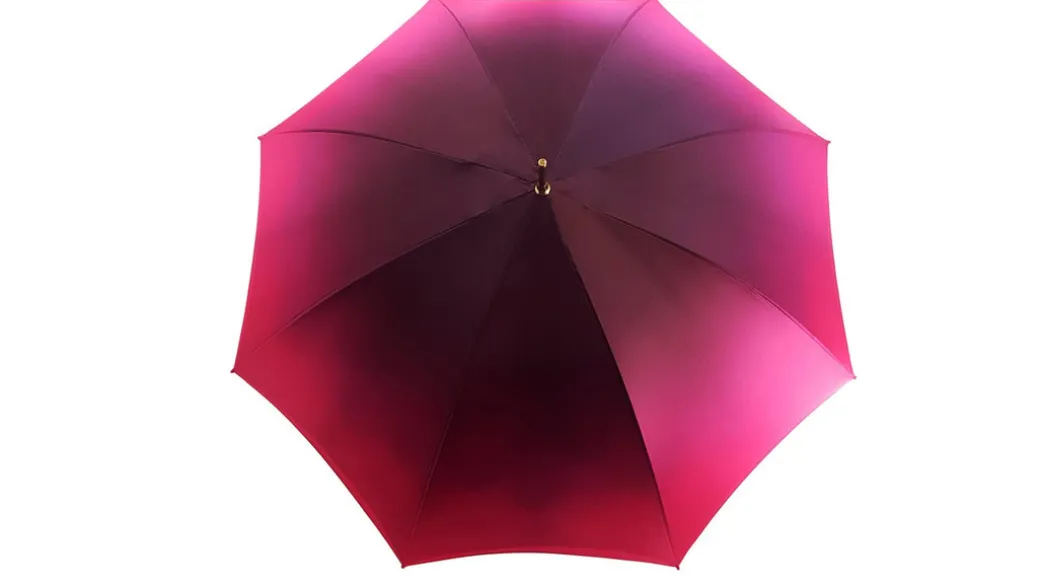 Beautifull ombrello di tucano di baldacchino doppio in una fucsia di pendenza lussuosa ombrello alla moda