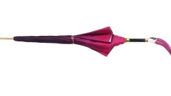 Beautifull ombrello di tucano di baldacchino doppio in una fucsia di pendenza lussuosa ombrello alla moda