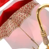 Bella ombrello da donna rossa con stampato Pavone Design Hight qualità di lusso ombrello