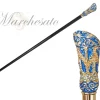 Belle Epoque Vintage Walking Stick - 24k Goldlated