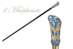 Belle Epoque Vintage Walking Stick - 24k Goldlated