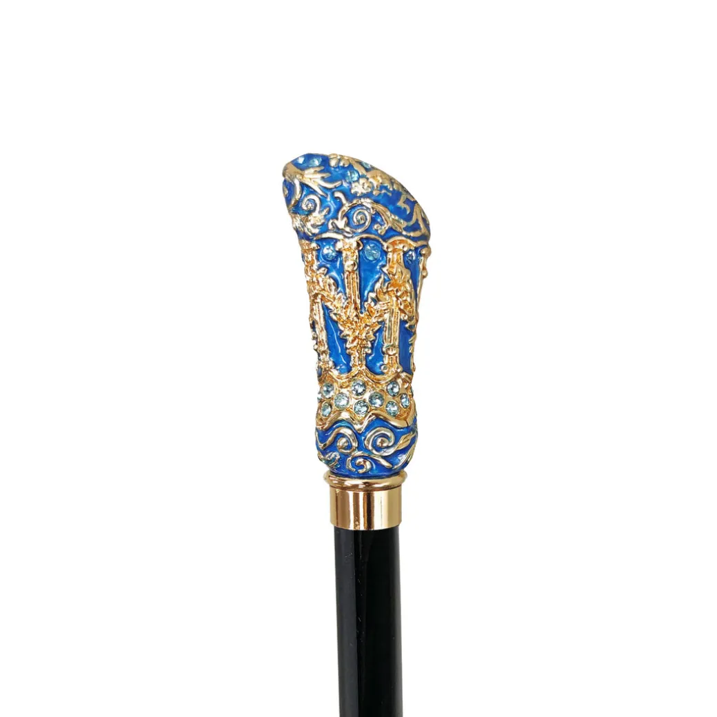 Belle Epoque Vintage Walking Stick - 24k Goldlated