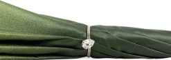 Bellissima Ombrella da donna rossa con ombrello di lusso di qualità alta di design di pavone stampato