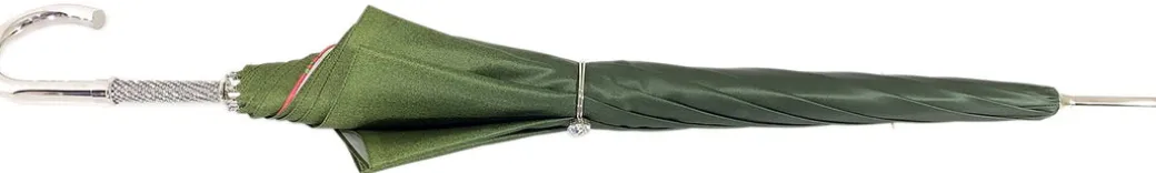 Bellissima Ombrella da donna rossa con ombrello di lusso di qualità alta di design di pavone stampato
