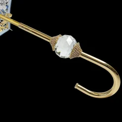 Bellissimo Ombrello con Sfera di Cristallo Swarovski