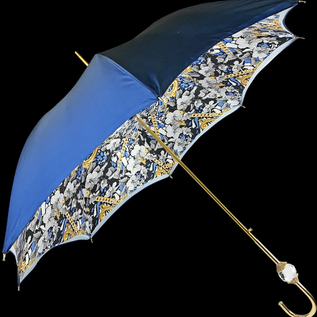 Bellissimo Ombrello con Sfera di Cristallo Swarovski
