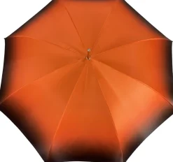 Bellissimo ombrello in un Lussuoso Raso Arancione