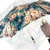 Bellissimo ombrello pieghevole con stampa floreale
