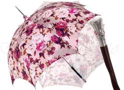 Bellissimo parasole rosa fiorito
