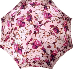 Bellissimo parasole rosa fiorito