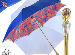 Blu fantastico con design di corallo "35fili"