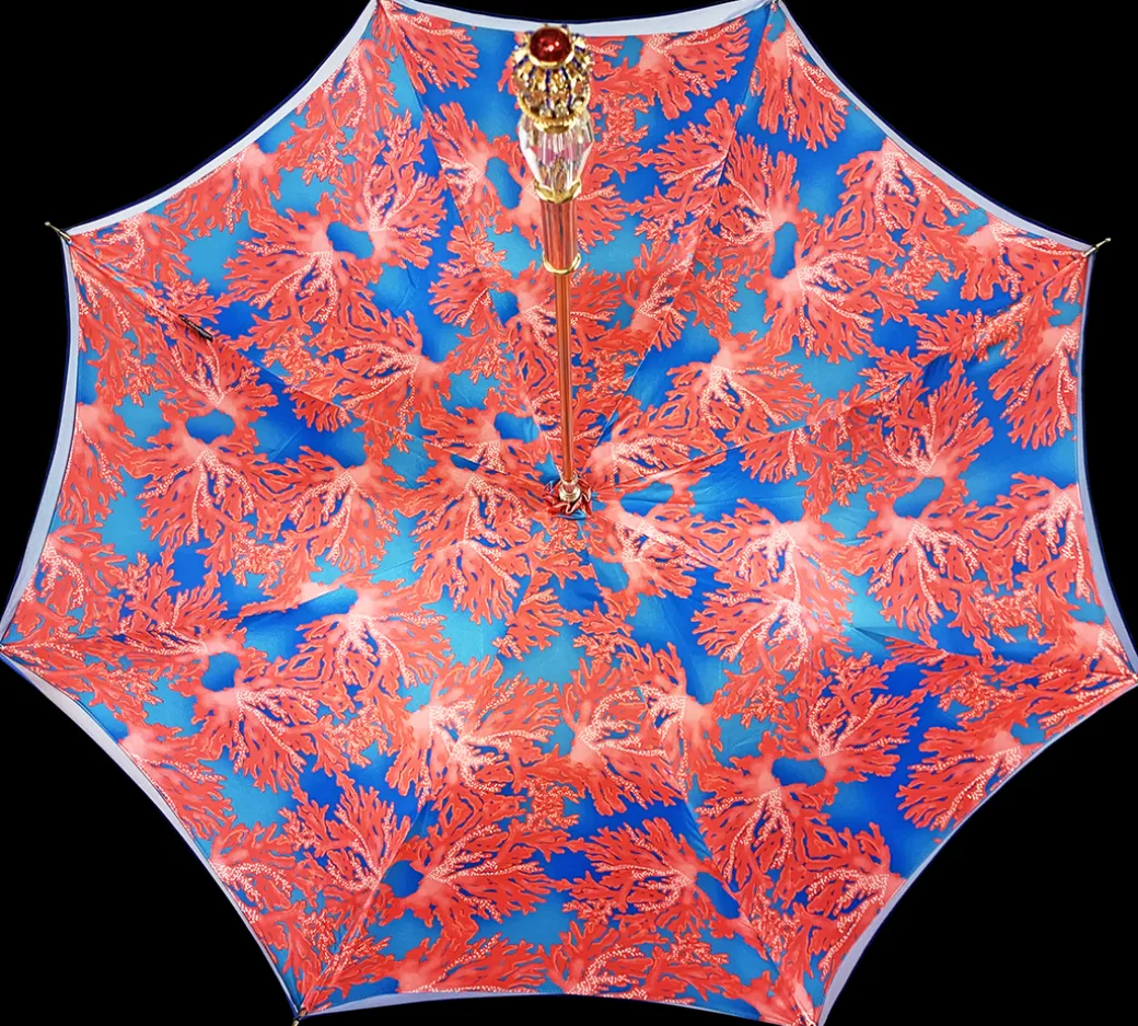 Blu fantastico con design di corallo "35fili"