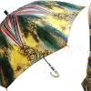 Classico ombrello con fantasia astratta e leopardata
