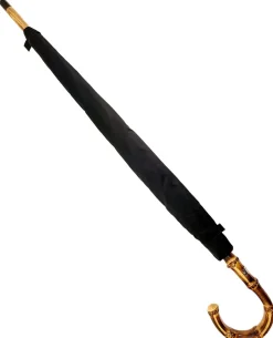 Classico ombrello da uomo con manico Bamboo - Ombrello artigianale