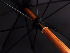 Classico ombrello da uomo con manico Bamboo - Ombrello artigianale