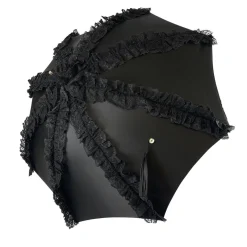 Collezione limitata - ombrello con pizzo nero - esclusivo "ilMarchesat