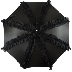 Collezione limitata - ombrello con pizzo nero - esclusivo "ilMarchesat