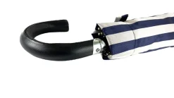 Collezione pieghevole da uomo a righe grigio e blu