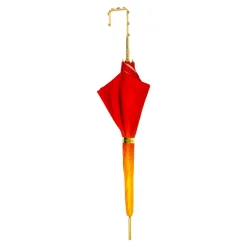 Colorful Handcrafted Umbrella with Flower, Made in Italy