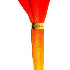 Colorful Handcrafted Umbrella with Flower, Made in Italy