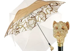 Crema elegante con cane smaltato