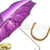 Dahlia Purple Double Canopy - Ombrello da donna di lusso ilMarchesato stilista italiano