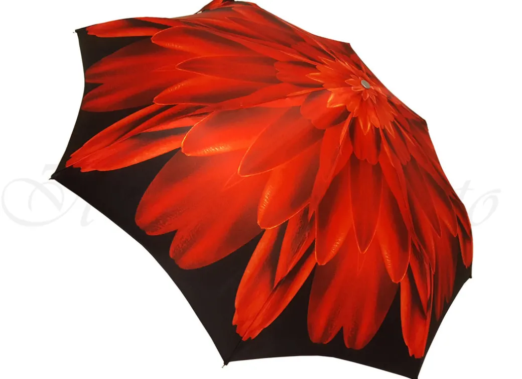 Dalia rossa - Ombrello da donna di lusso