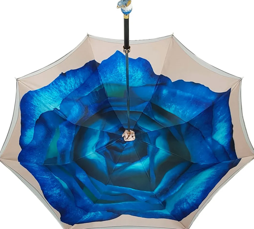 Delfino dipinto a mano - Fantasia Rosa grande blu