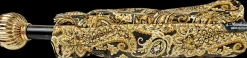 Design crema paisley con pietra gialla